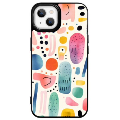 Coque iPhone 13 geo colors