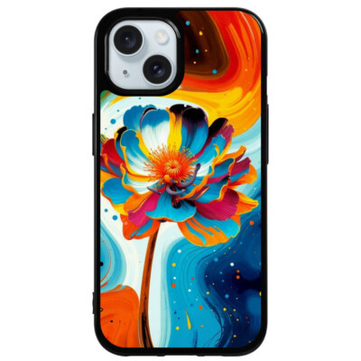 Coque iPhone 15 flower colors